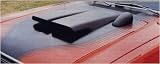 1971-72 Demon Hood & Cowl Curved Stripes Kit - MATTE BLACK