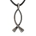 Pewter Medium Nail Fish Pendant by Bob Siemon, 30