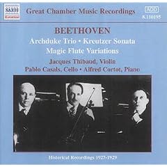 Beethoven: Archduke Trio; Kreutzer Sonata; Magic Flute Variations