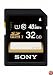 Sony 32GB SDHC/SDXC Class 10 UHS-1 R40 Memory Card (SF32UY/TQMN)