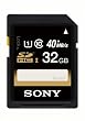 Sony 32GB SDHC/SDXC Class 10 UHS-1 R40 Memory Card (SF32UY/TQMN)