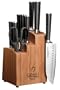 Ginsu 7112 Chikara 12-Piece Stainless Steel Knife Set with Block