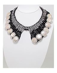 Fresh Water Pearl Necklace In Zinc
