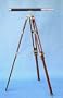 30-inch Leather Sheathed Telescope on Hardwood Tripod