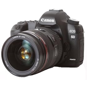 Canon - EOS 5D Mark II - Appareil Reflex Num�rique - CMOS 21.1 Mpix - HD 1080p - Ecran 3" + Objectif EF 24-70 mm F/2,8 L USM
