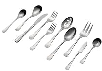 J.A. Henckels Premier Series Manor 45-Piece Stainless Steel Flatware Set, Service for 8