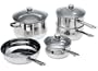 Chefs' Pride 8 Piece Stainless Steel Cookware Set