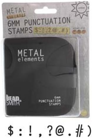 Metal Elements 6.0mm Punctuation Stamps