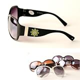 Jackie O Flower Power Fashion Sunglass w Microfiber Case - 1850 by
