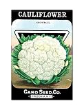 Cauliflower Seed Packet Artwork Fridge Magnet