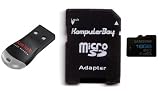 Samsung 16GB Class 10 MicroSDHC High Speed Memory Card with SD Adapter and SanDisk MobileMate USB Reader