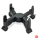 Kantek Mobile CPU Stand - System cabinet tower stand - black