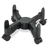 KANTEK INC. / KTKCS200B / Mobile CPU Stand with Adjustable Width, 4-1/2w x 16d x 7h, Black / Sold as 1 EA