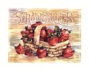 Fruit Stand Strawberries Home & Heh Art Poster Print by Jerianne Van Dijk, 10x8