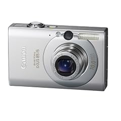 Canon Digital IXUS 85 IS Digitalkamera (10 Megapixel, 3-fach opt. Zoom, 6,4 cm (2,5 Zoll) Display, Bildstabilisator) silber
