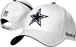 Dallas Cowboys Sideline White Structured Adjustable Hat