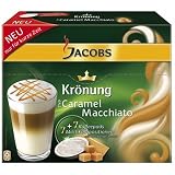 Produkt-Bild: Jacobs Kr&ouml;nung Caramel Macchiato Kaffee Pads (7 Kaffeepads + Topping)