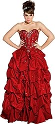 Full Length  Taffeta Jeweled Beaded  Ball Gown Prom Dress/Wedding Dress 
