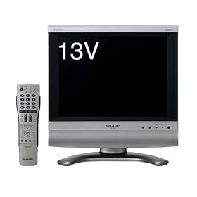 SHARP AQUOS 13�^ �n��EBS�E110�xCS�f�W�^�� �t���e���r LC-13SX7