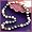 14K Multi Color South Seas Pearl Necklace Color:White Gold