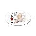 I Love My French Bulldog Sticker Decal