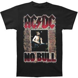 AC/DC No Bull Poster T-shirt X-Large