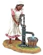 Pumping Water - Cold Cast Resin - 6.5" Height