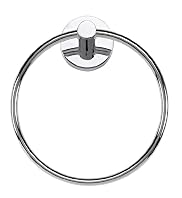 Contemporary Chrome Towel Ring