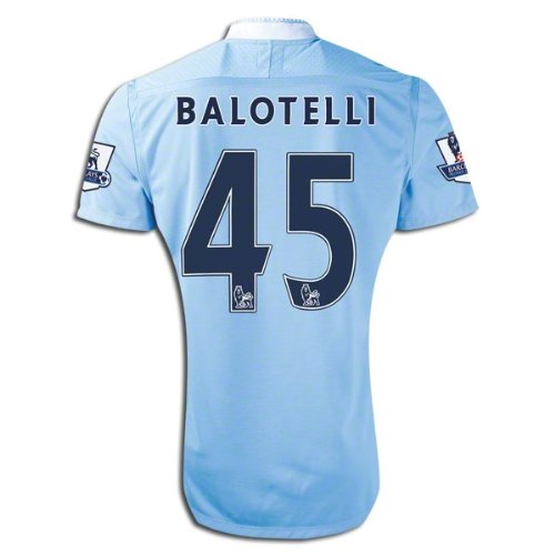 Umbro Soccer Jersey: Umbro Mario Balotelli Manchester City Home Replica Soccer Jersey 11/12 Umbro Soccer Jersey: Umbro Mario Balotelli Manchester City Home Replica Soccer Jersey 11/12
