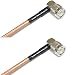 10 feet RG400 Silver Plated TNC Male Angle to TNC Male Angle RF Coaxial Cable