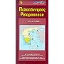 Map of Peloponnese (Maps of Greece)