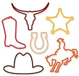 Silly Bandz Wild West - 48 Pack