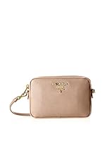Prada Bandolera Mattoncino Cross Body (Marrón Claro)
