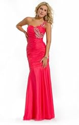 2014 Chiffon/Taffeta/Tulle Applique Crystals Beaded Crystal Lace Evening Dress 