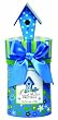 Too Good Gourmet Peanut Butter Pretzels In Blue Birdhouse Gift Box, 7-Ounce Boxes (Pack of 3)