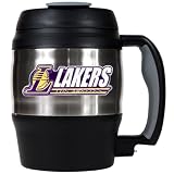 Sports NBA LAKERS 52oz. Stainless Steel Macho Travel Mug with Bottle Opener/Stainless Steel Bottle Opener Stainless Steel