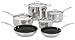 Cuisinart Chef s Classic Nonstick Stainless 10-Piece Cookware Set