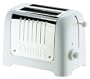 Dualit 25373 Lite 2-Slice Toaster, Soft Touch White