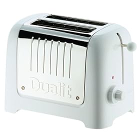 Dualit 25373 Lite 2-Slice Toaster, Soft Touch White