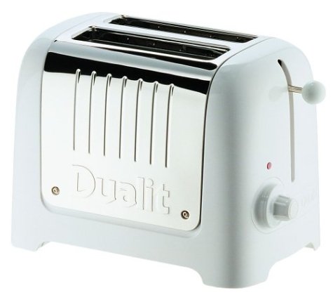 Dualit 25373 Lite 2-Slice Toaster, Soft Touch White