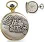 Pocket Watch - Jacques du Manoir Brass Case Motorcycle Watch