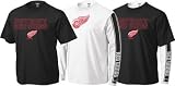 Detroit Red Wings Gameday Short/Long Sleeve T-Shirt Combo Pack