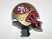 SAN FRANCISCO 49ERS 3-D Logo Helmet Shaped NIGHT LIGHT