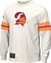 Tampa Bay Buccaneers Gridiron Classics Throwback Logo Long Sleeve Jersey Crew - X-Large