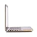 Macbook Pro 13 Case A1278, RUBAN Plastic Hard Shell Cover and Keyboard Cover for Macbook Pro 13.3 inch with CD-ROM - Gold