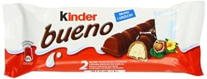 Ferrero Kinder Bueno Wafer Cookies, 1.5 Ounce (Pack of 30)