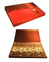 Gavarny Belgian Truffles Holiday Christmas Gift Assortment Chocolate Box 1.1 Pound Gift Box Assortment