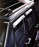 Auto Ventshade 14412 Ventshade 4-Piece Stainless Steel Window Visor