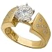 14K Yellow Gold Diamond Engagement Ring (Center stone is not included)