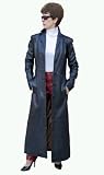 Ashwood Long Black Leather Maxi Coat, superior quality - Ladies/Womens (UK 10-24, Bust 34